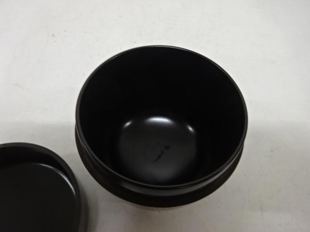  一光造　漆塗り蒔絵　柴垣　中棗